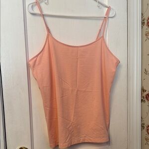 🧡 Time and Tru Light Coral Camisole Sz XXL